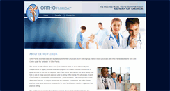 Desktop Screenshot of orthoflorida.net
